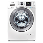 Samsung - 4.5 Cu. Ft. 8-Cycle Front-Loading Washer - White