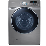 Samsung - 4.5 Cu. Ft. 10-Cycle High-Efficiency Front-Loading Washer with Steam - Platinum