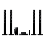 Samsung - 4 Series 500W 5.1-Ch. 3D / Smart Blu-ray Home Theater System - Black
